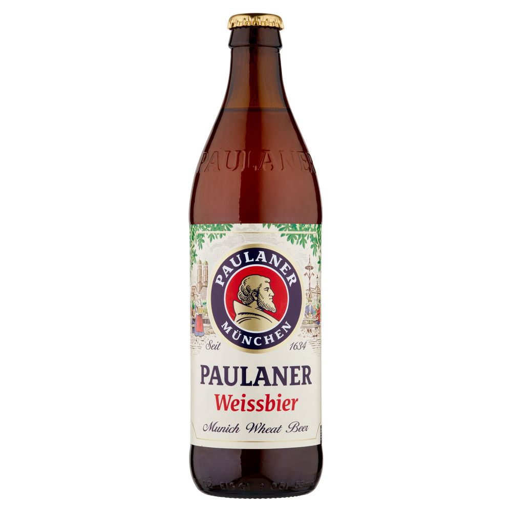 Birra weissbier paulaner 5.5 gradi  bottiglia ml 500