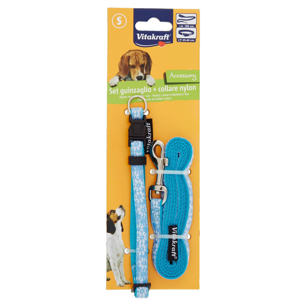 SET GUINZAGLIO C/COLLARE NYLON CM100 PICCOLO VITAKRAFT - 2