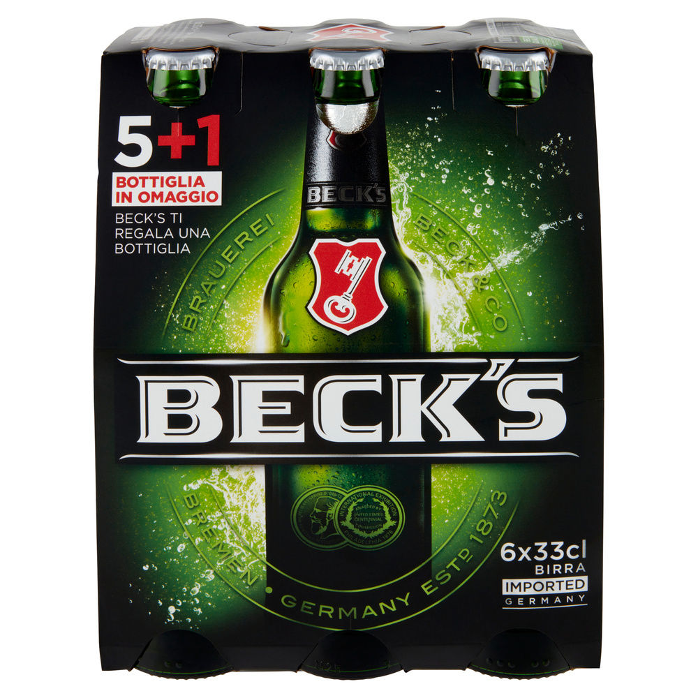 BIRRA BECK'S 5 GRADI CLUSTER ML 330 X 5+1 - 2