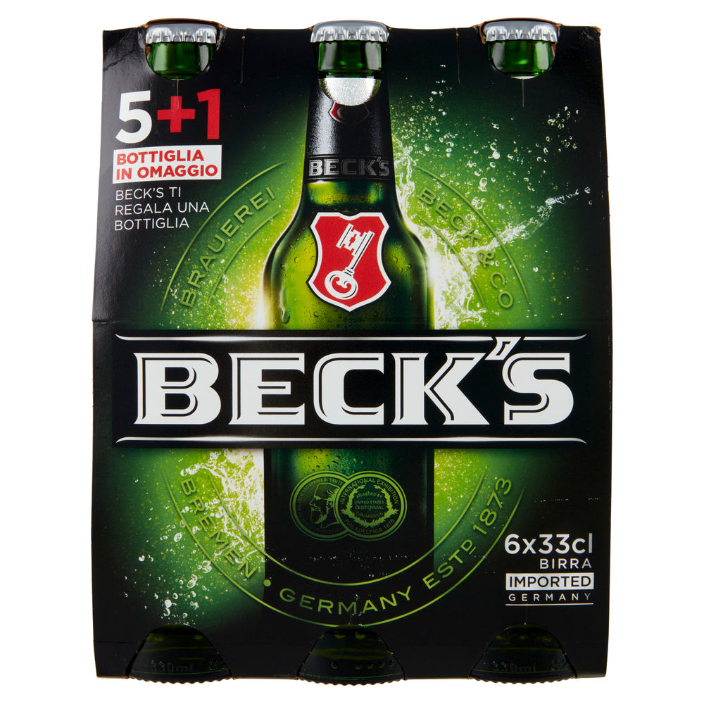 BIRRA BECK'S 5 GRADI CLUSTER ML 330 X 5+1 - 1