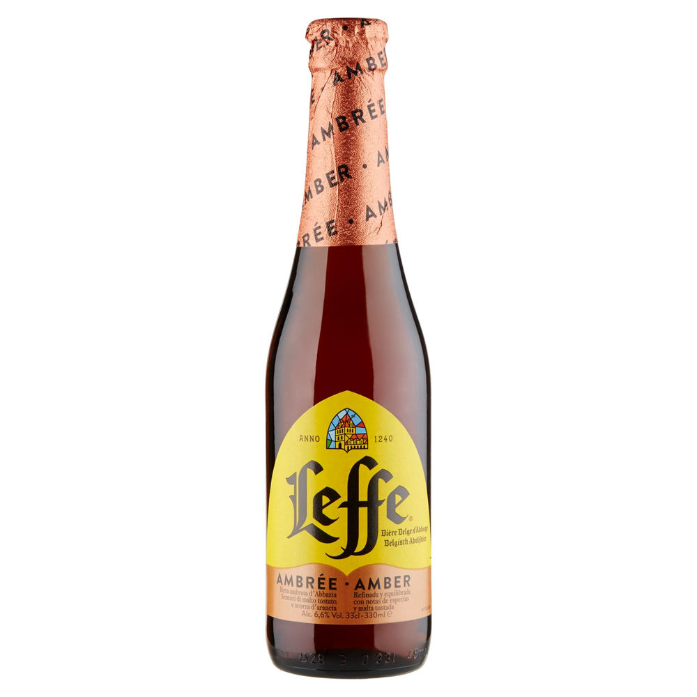 BIRRA LEFFE AMBREE 6,6 GRADI BOTTIGLIA ML 330 - 0