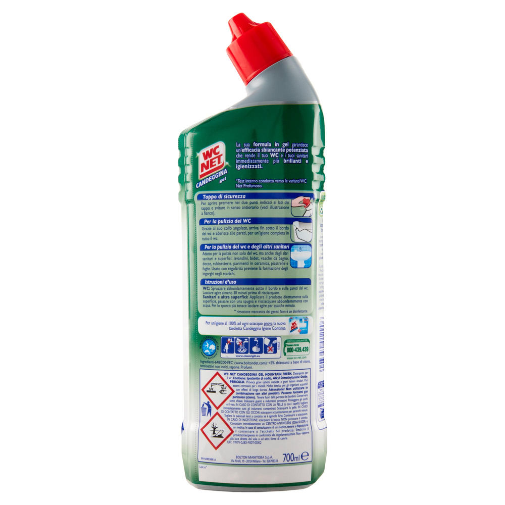 NEW DETERGENTE WC NET CANDEGGINA GEL ML 700 - 1