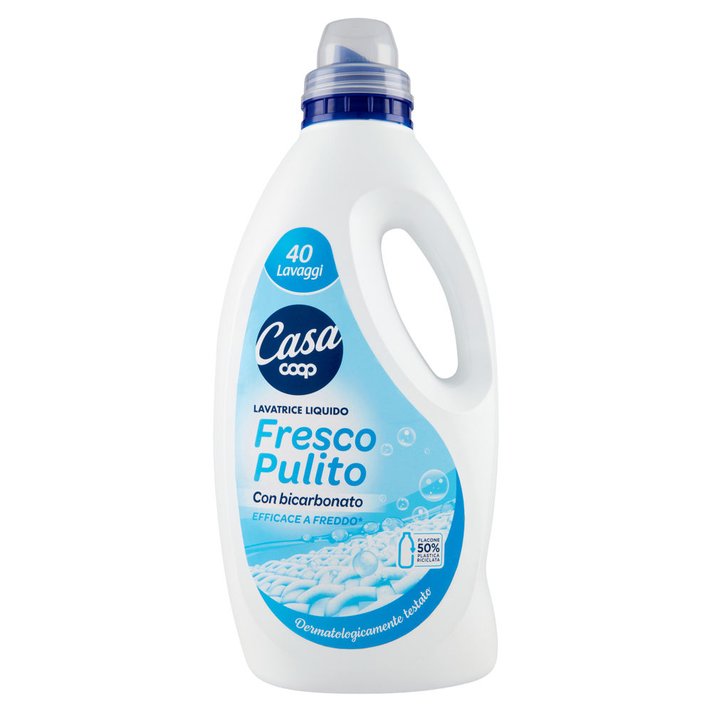 Detersivo lavatrice liquido coop casa fresco pulito 40lav l 2