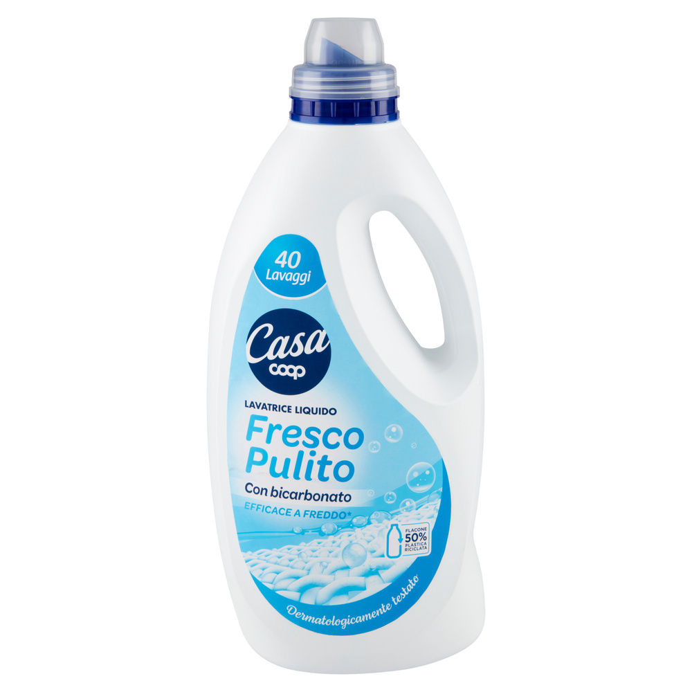 DETERSIVO LAVATRICE LIQUIDO COOP CASA FRESCO PULITO 40LAV L 2 - 2