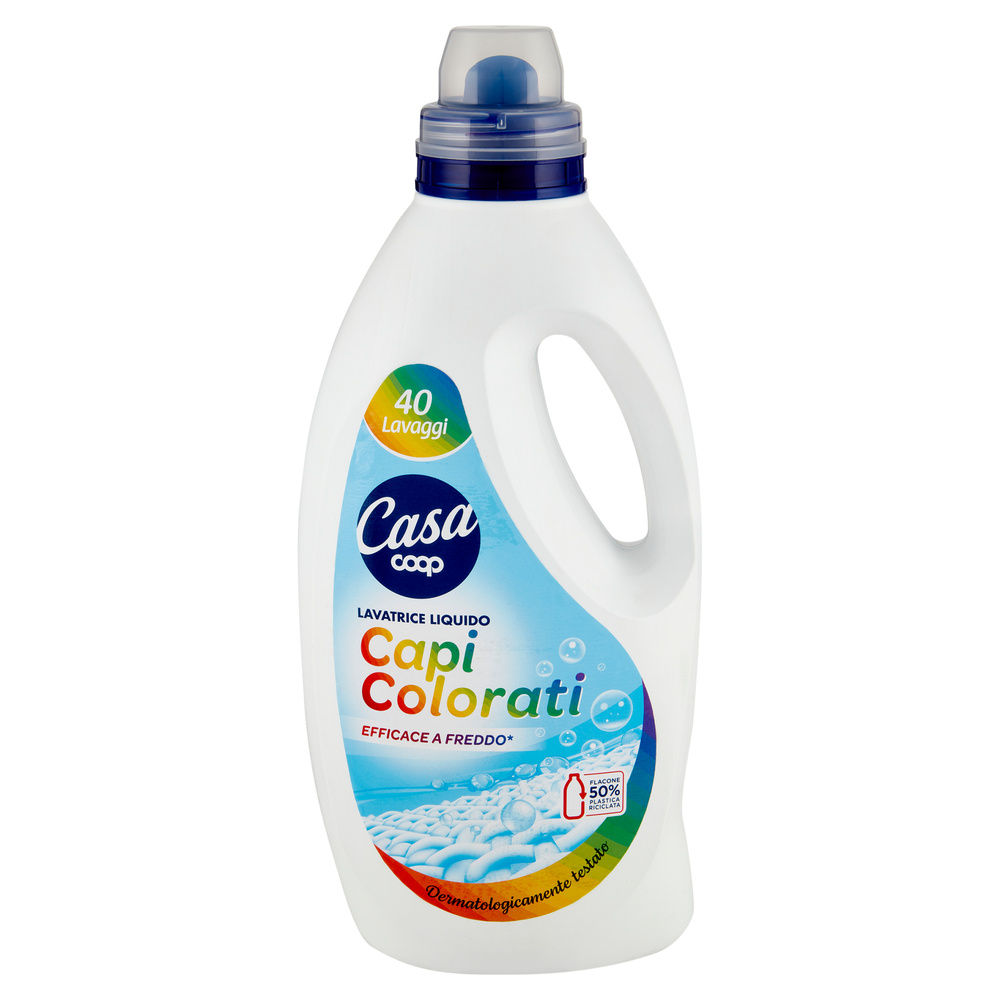 DETERSIVO LAVATRICE LIQUIDO COOP CASA CAPI COLORATI 40LAV L 2 - 2