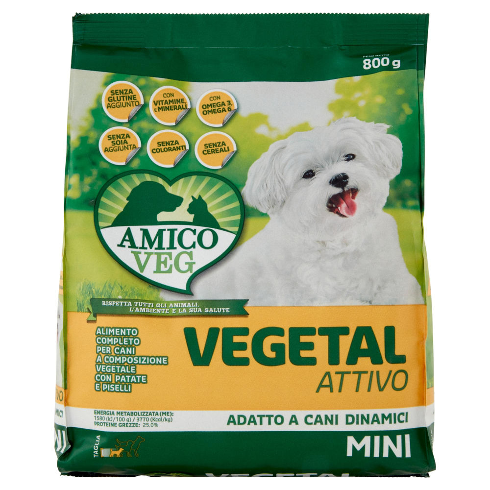 SECCO CANE CROCCHETTE ATTIVO VEGETAL AMICO VEG 800 G - 0