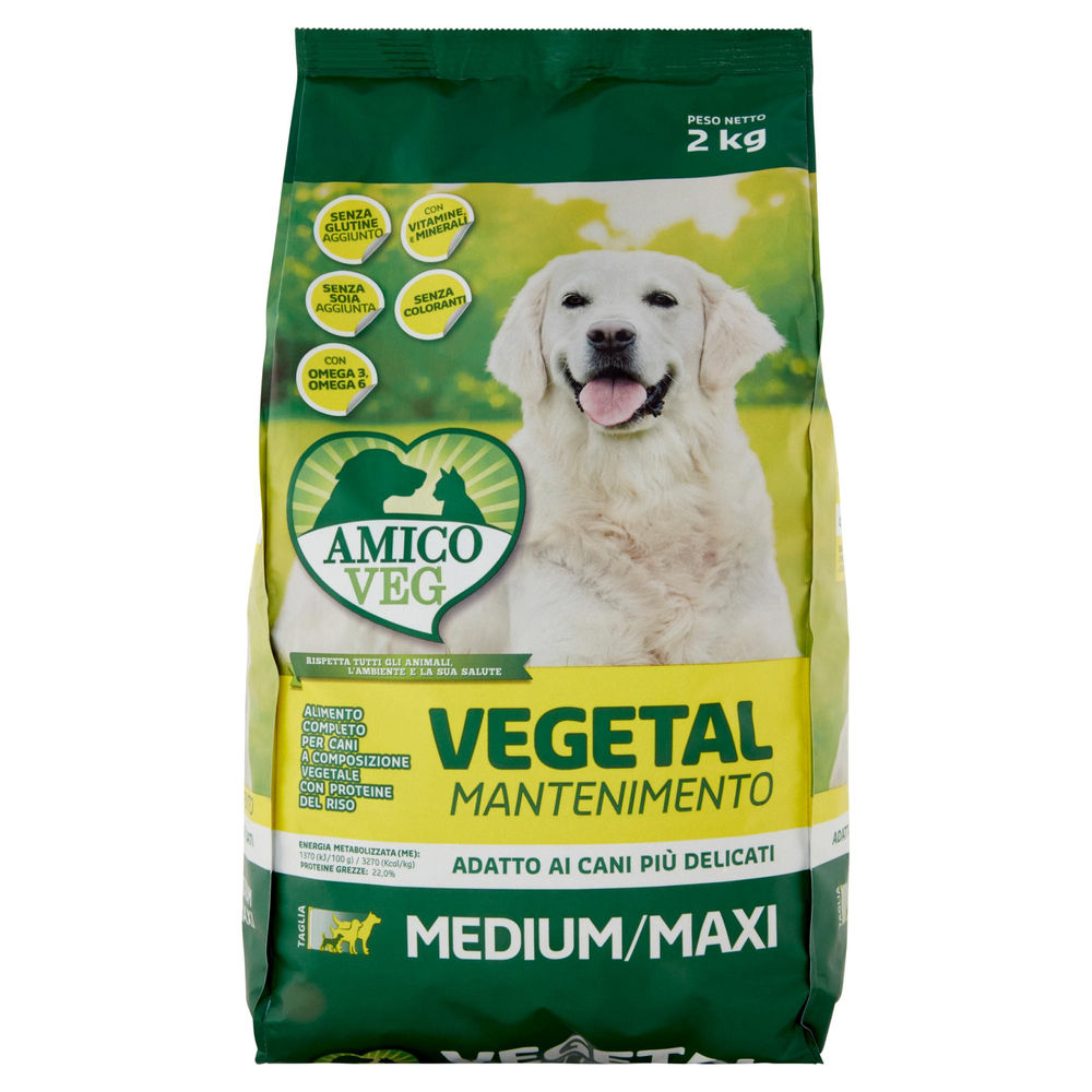SECCO CANE CROCCHETTE MANTENIMENTO VEGETAL AMICO VEG 2 KG - 0