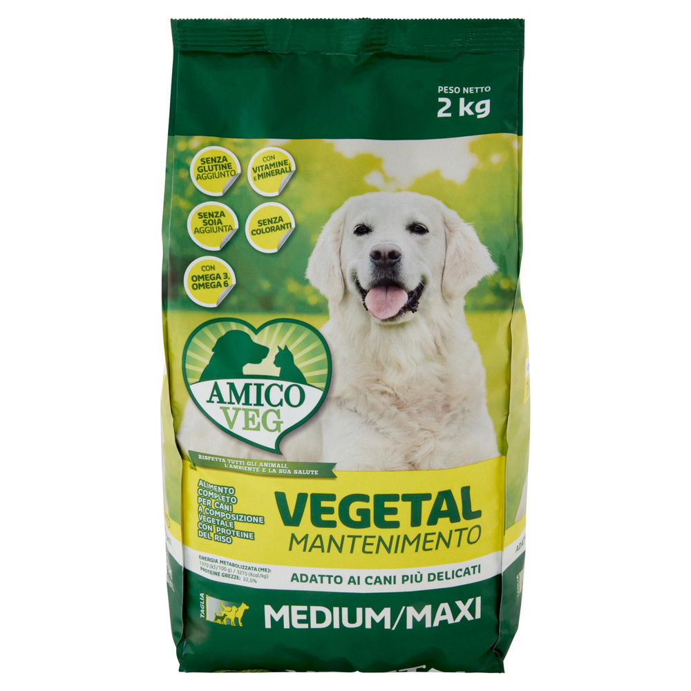 SECCO CANE CROCCHETTE MANTENIMENTO VEGETAL AMICO VEG 2 KG - 2