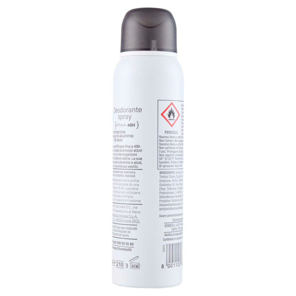 DEODORANTE SPRAY 48H INVISIBLE IO COOP ML 150 - 12