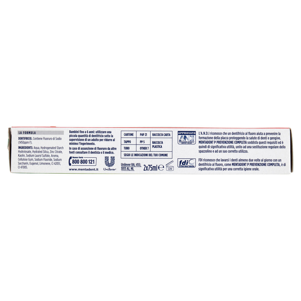 DENTIFRICIO MENTADENT P ML75X2 - 3