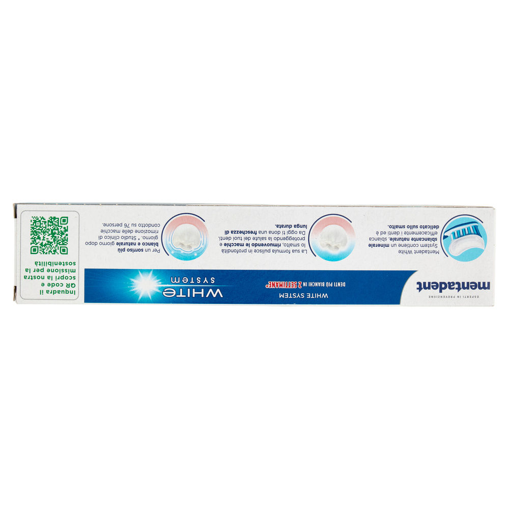 DENTIFRICIO MENTADENT WHITE SYSTEM ML75 - 1