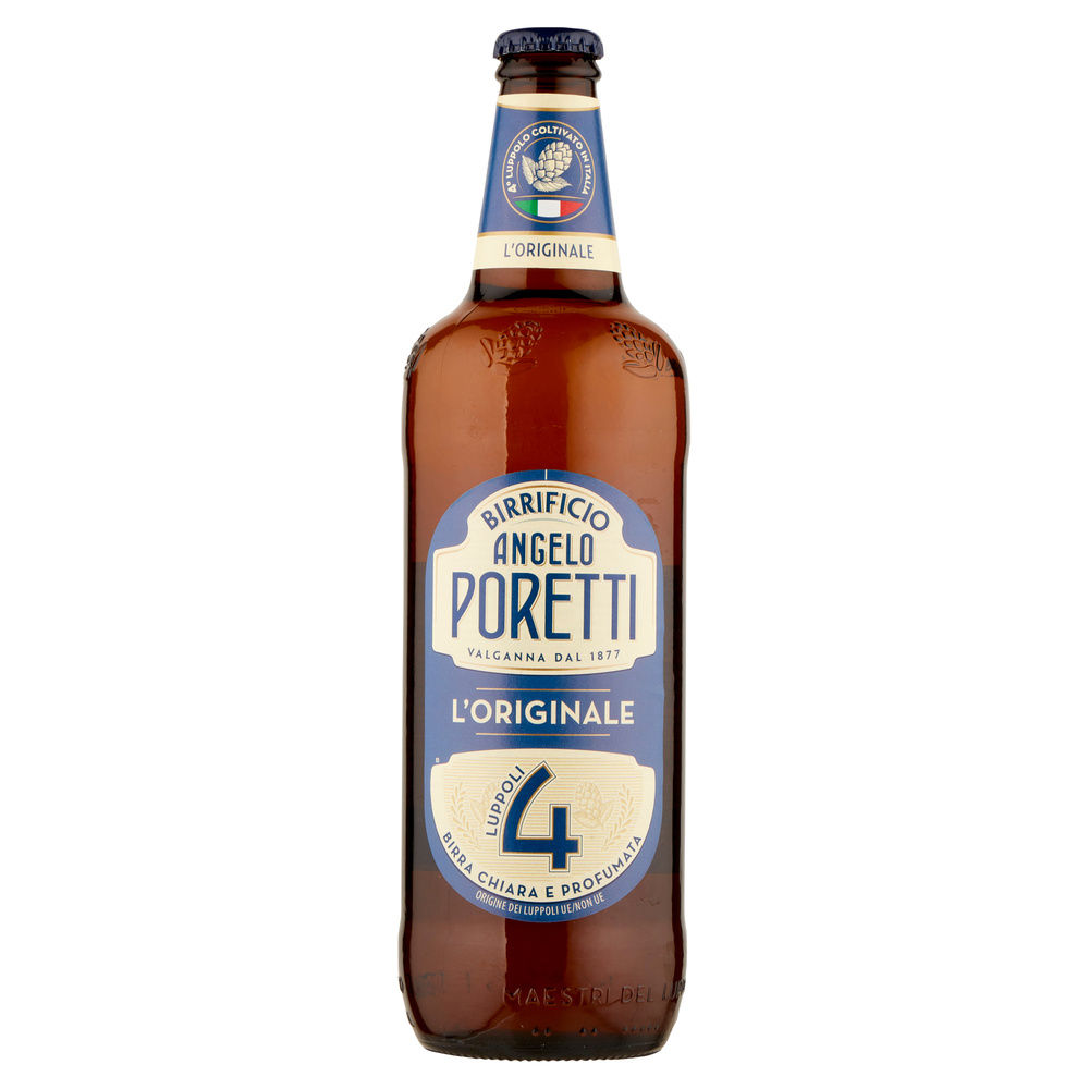 BIRRA BIRRIFICIO ANGELO PORETTI 4 LUPPOLI ITALIANO 5 GRADI BOTTIGLIA ML 660 - 3