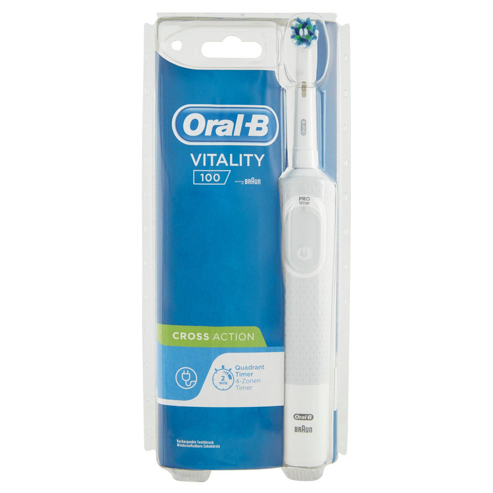 SPAZZOLINO ELETTRICO ORAL-B POWER VITALITY CROSS ACTION PZ 1 - 0