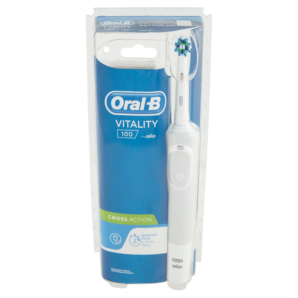 SPAZZOLINO ELETTRICO ORAL-B POWER VITALITY CROSS ACTION PZ 1 - 3
