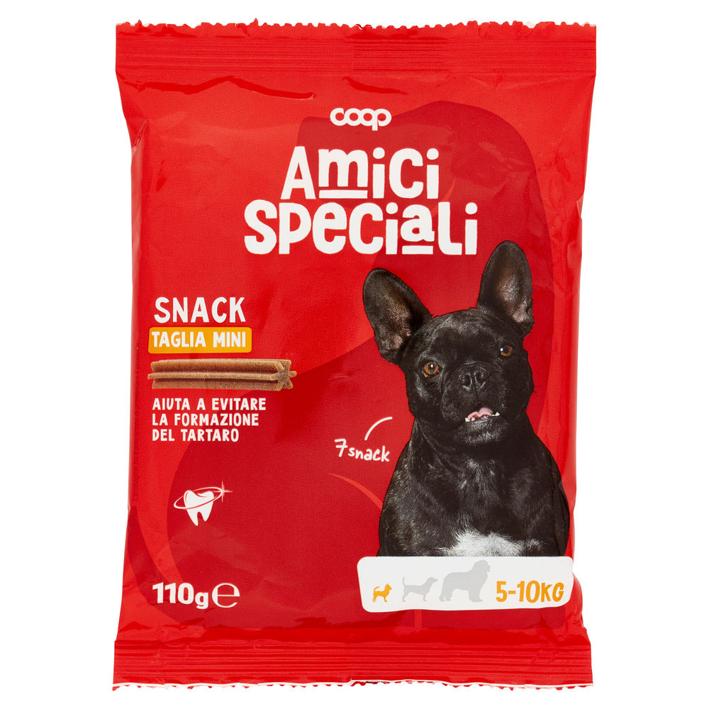 Snack per cani dental amici speciali coop pz 7 tg. mini g.110