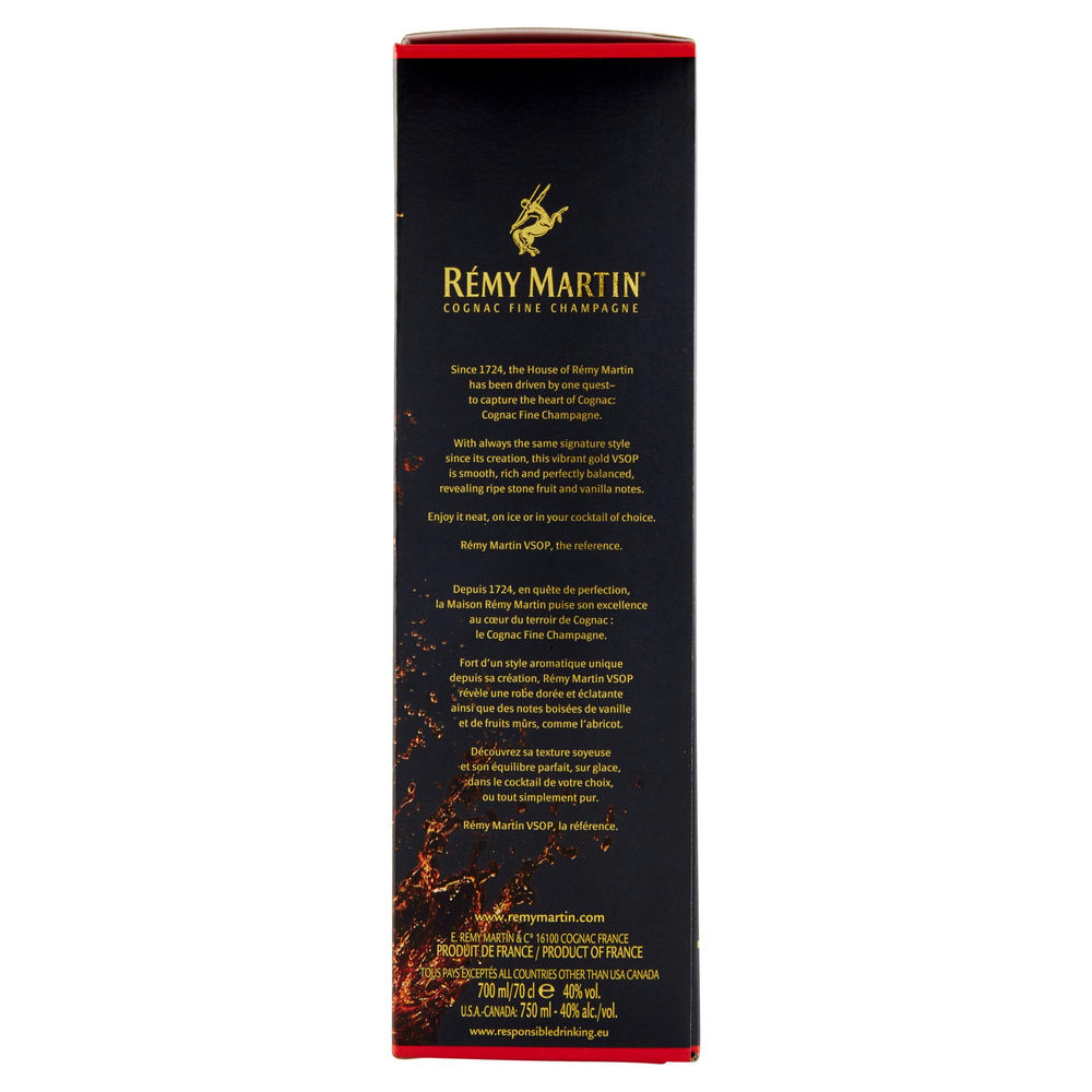 COGNAC REMY MARTIN V.S.O.P. FROSTED 40 GRADI BOTTIGLIA ML 700 - 6