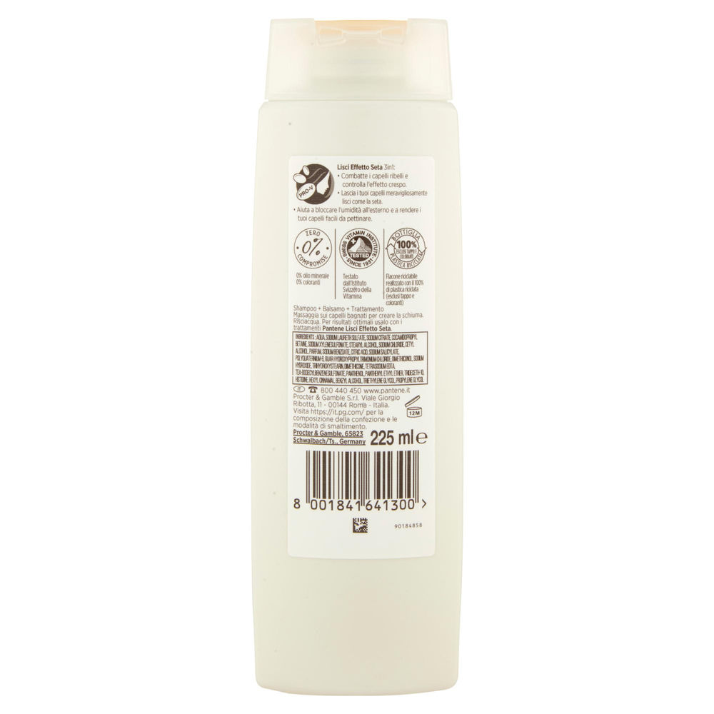 SHAMPOO PANTENE 3IN1 LISCI EFFETTO SETA ML225 - 1