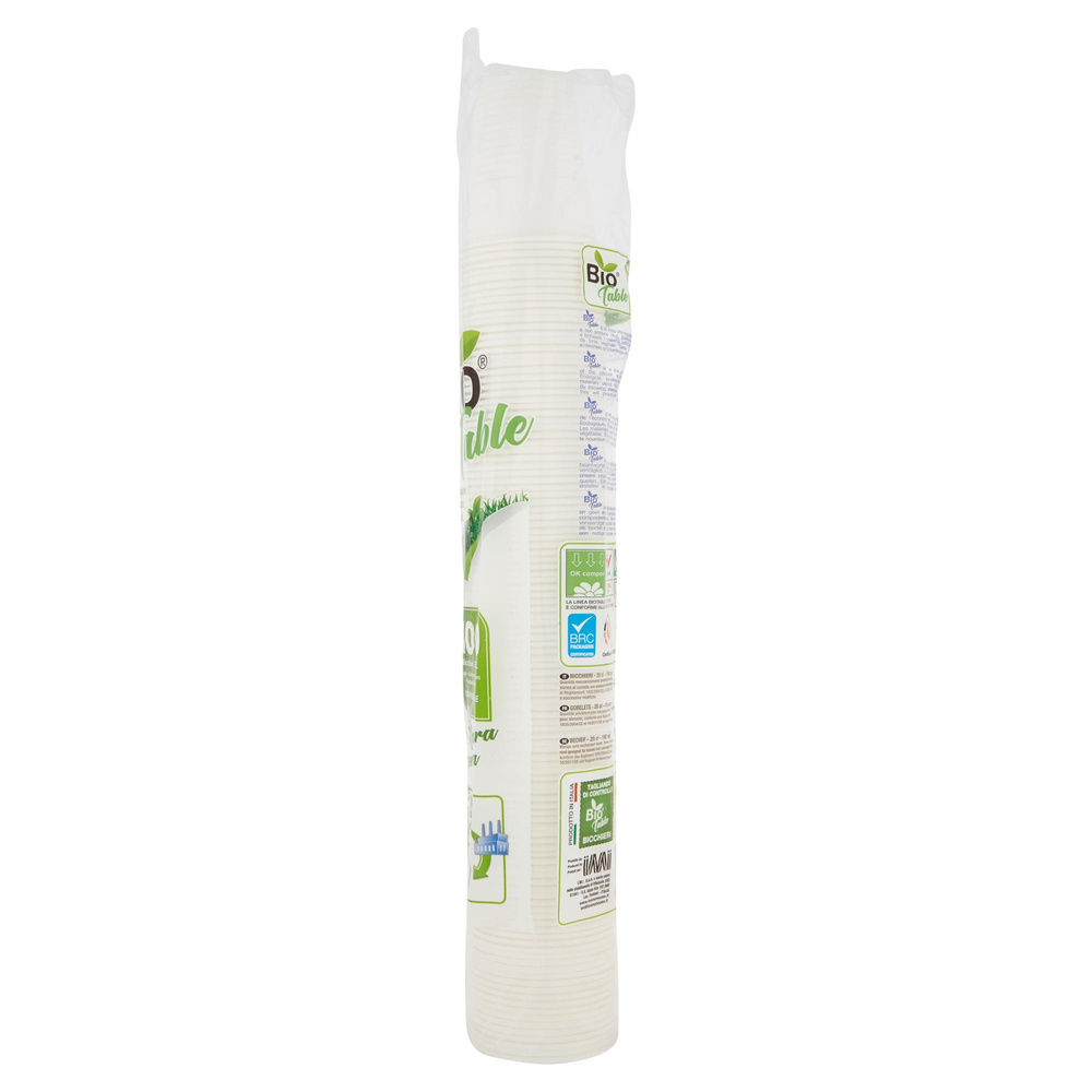BICCHIERI 20 CL CONFEZIONE 100 PZ BIOTABLE - 5
