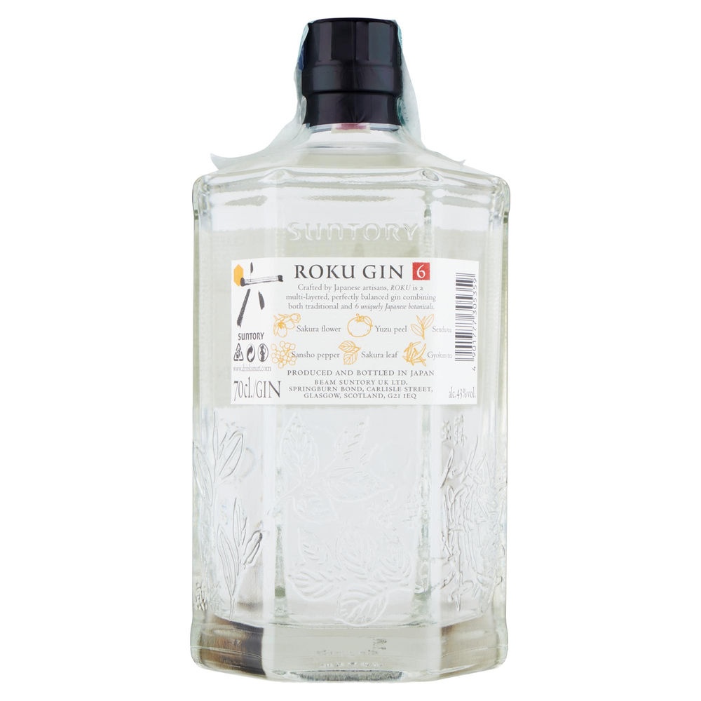 GIN ROKU 43 GRADI BOTTIGLIA ML 700 - 1