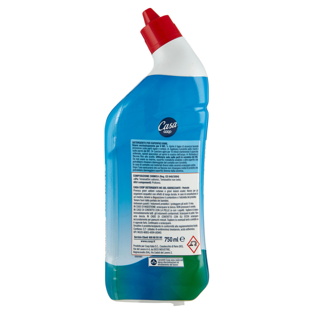 DETERGENTE WC GEL IGIENIZZANTE OCEANO COOP CASA ML 750 - 1