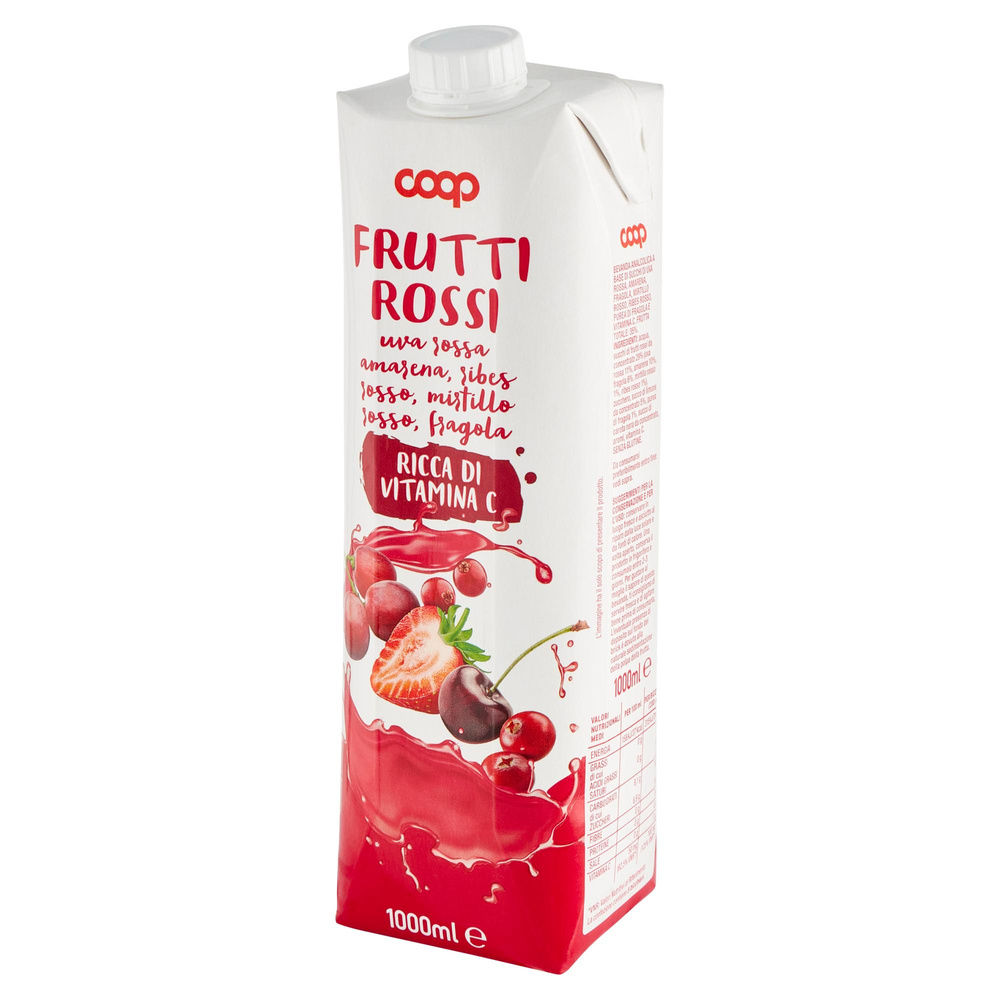 BEVANDA 30% FRUTTI ROSSI COOP BRICK LT 1 - 8