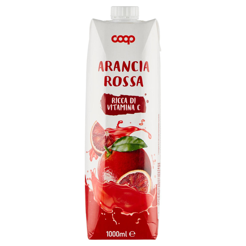 Bevanda 30% frutta arancia rossa coop brick l 1