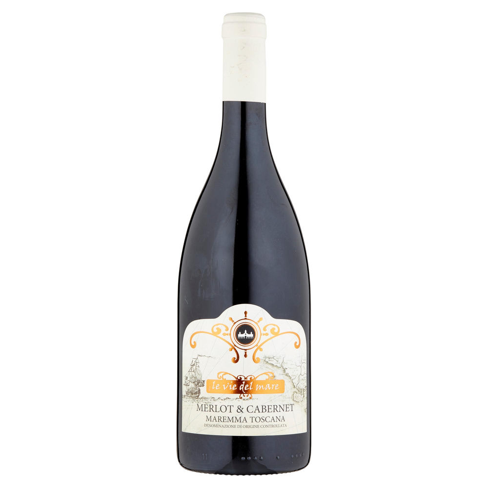 MERLOT CABERNET MAREMMA TOSCANA DOC LE VIE DEL MARE ML 750 - 6