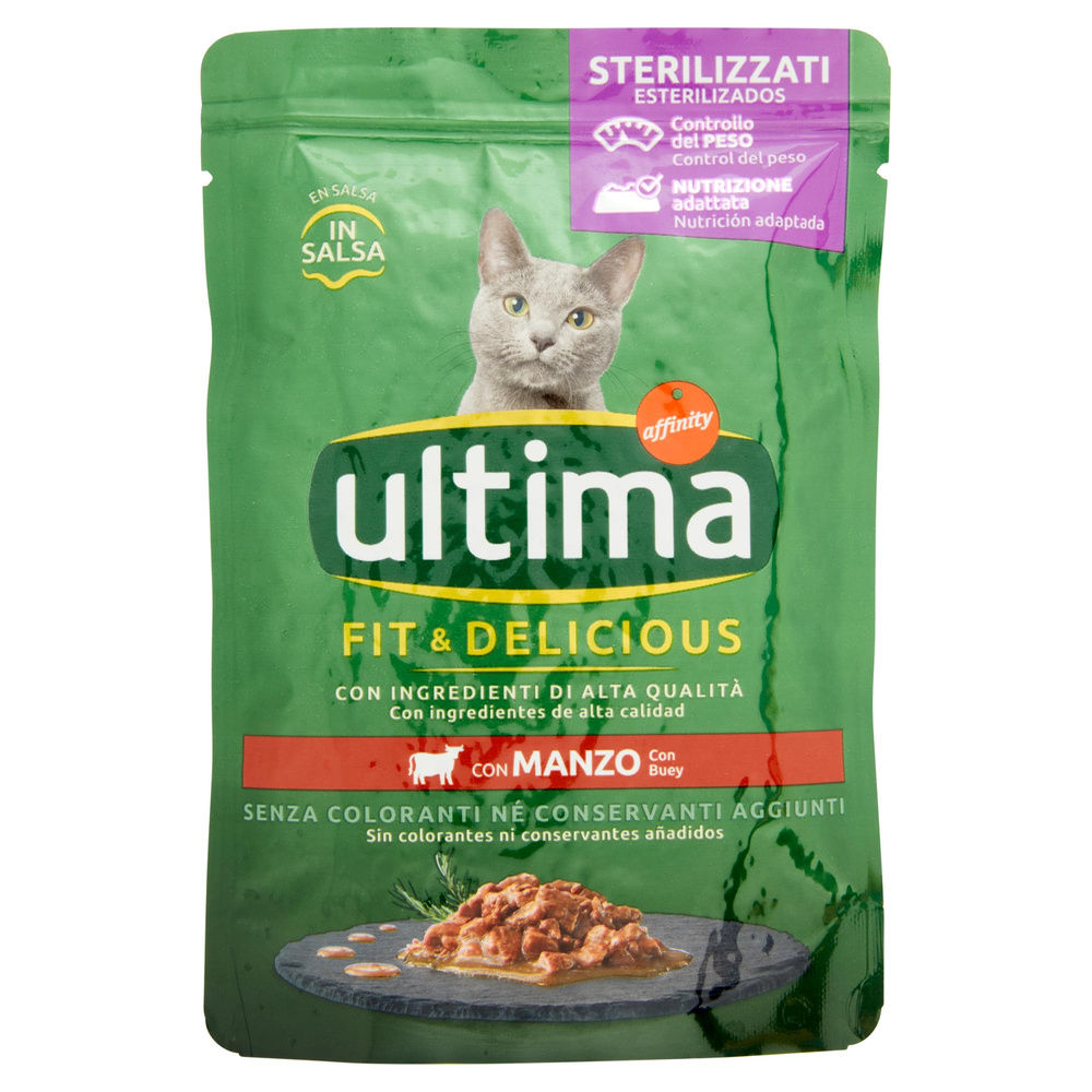 UMIDO CAT WET STERILIZZATO MANZO ULTIMA BUSTA G 85 - 5