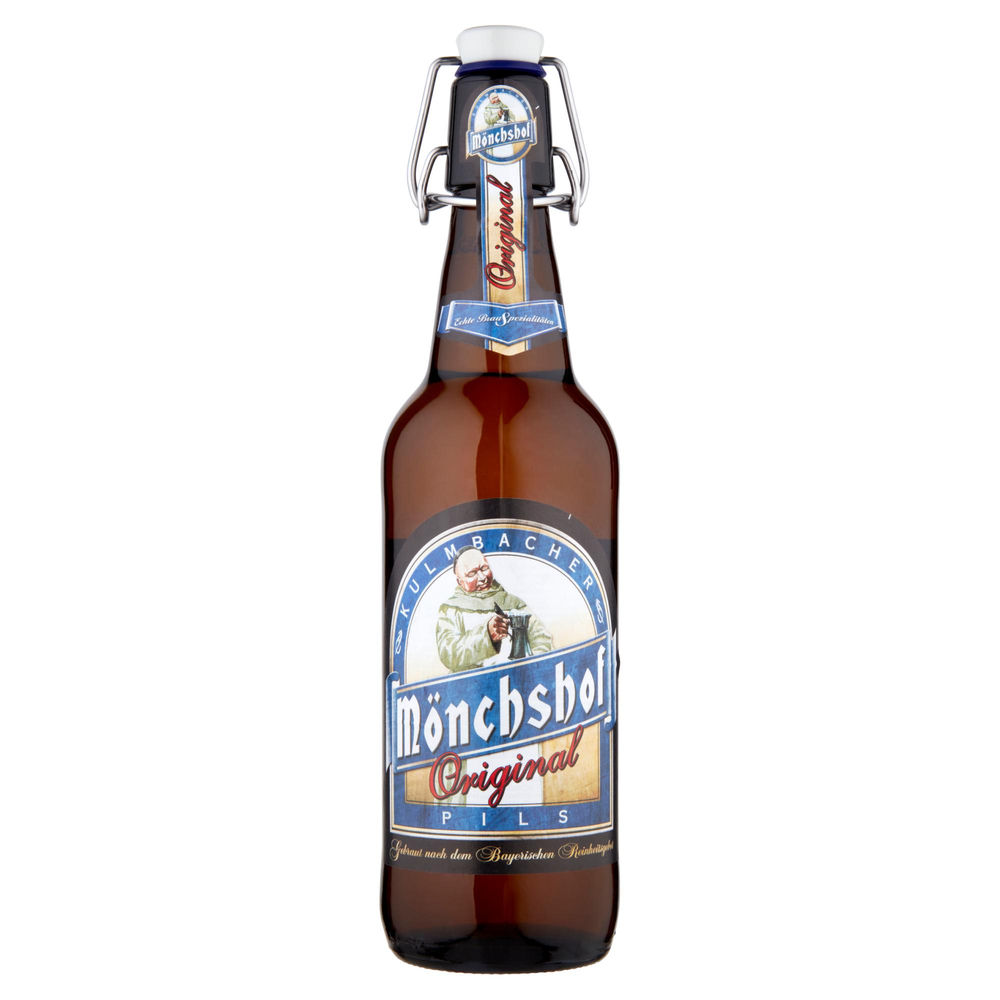 BIRRA MONCHSHOF ORIGINAL PILS 4,9 GRADI BOTTIGLIA ML 500 - 0