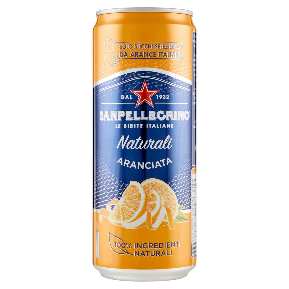 ARANCIATA NATURALE 100% SANPELLEGRINO LATTINA ML 330 - 0