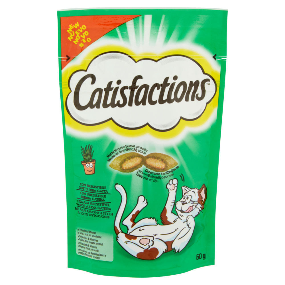 SNACK CATISFACTIONS ERBA GATTA G 60 - 5