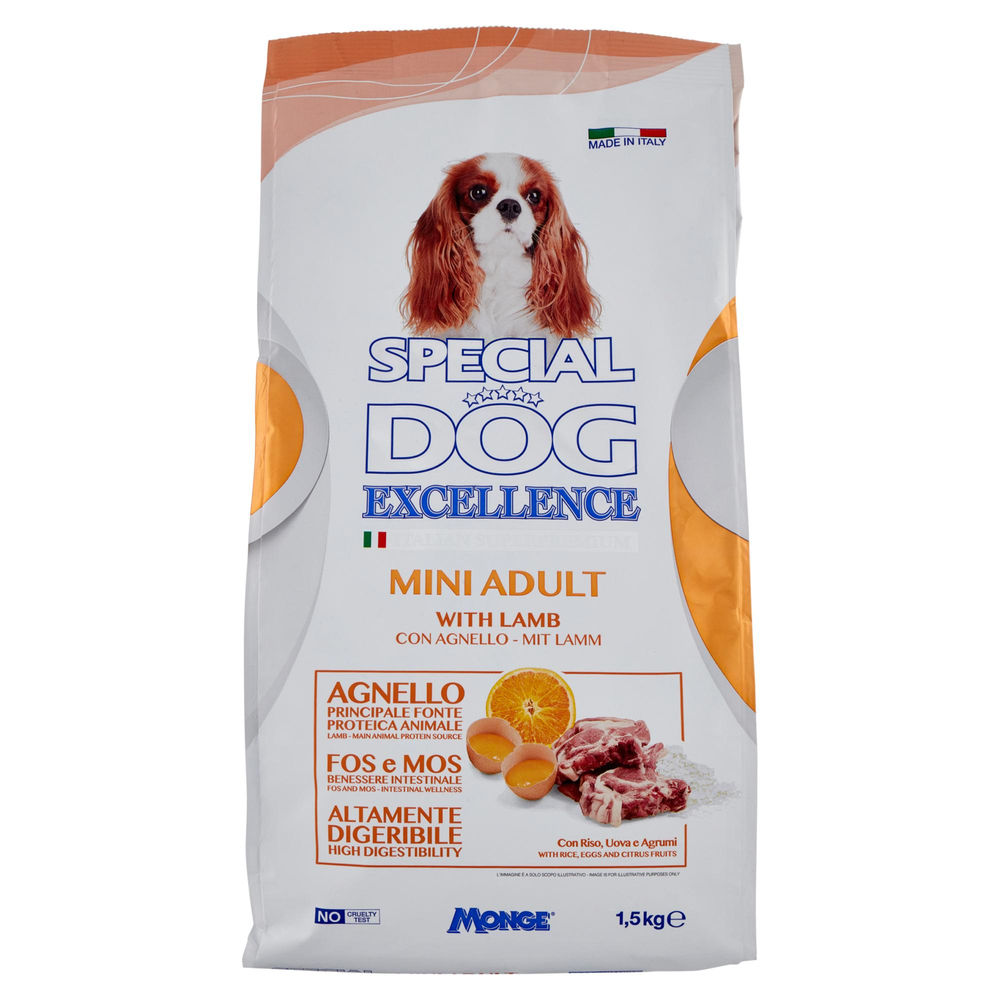 SECCO CANE SPECIAL DOG EXCELLENCE MINI ADULT AGNELLO KG 1,5 - 0