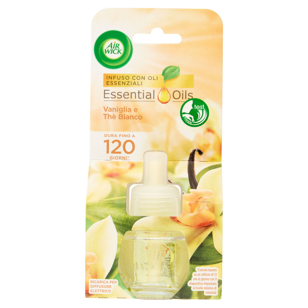 DEODORANTE AMBIENTI AIR WICK ELETTRICO RICARICA VANIGLIA ML 19 - 0