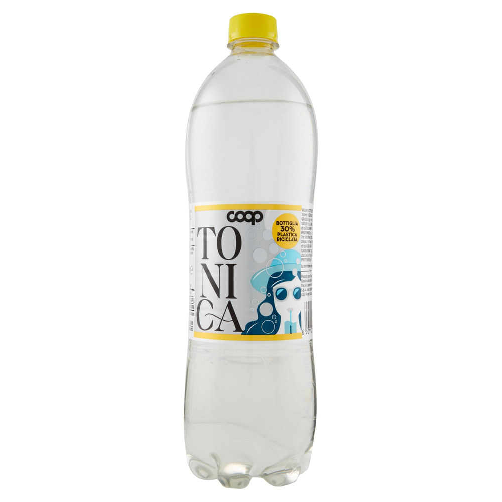 ACQUA TONICA SENZA EDULCORANTI COOP RPET 30% L 1 - 1