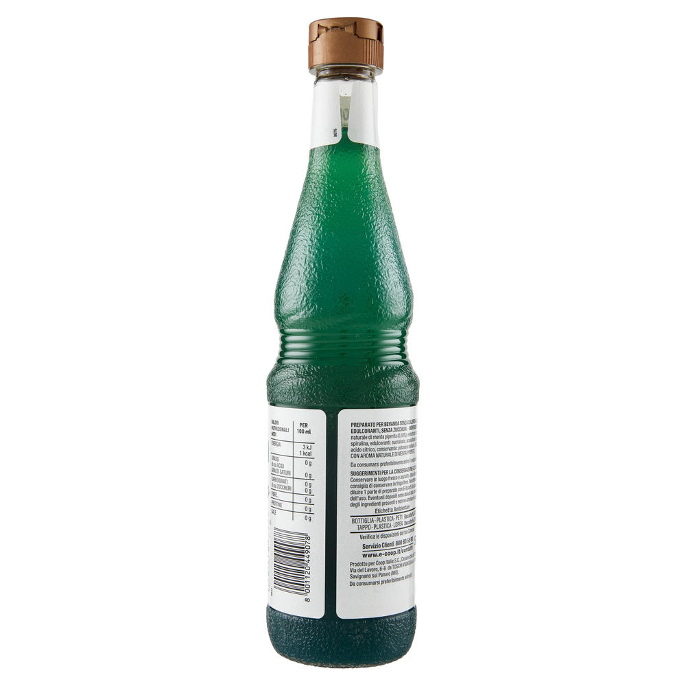 SCIROPPO DI MENTA ZERO COOP PET ML 500 - 1