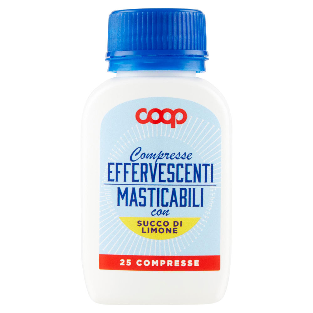 Effervescente naturale in compresse masticabili coop g 25