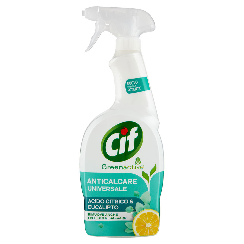 ANTICALCARE SPRAY CIF GREEN ACTIVE ACETO E EUCALIPTO ML 650 - 0