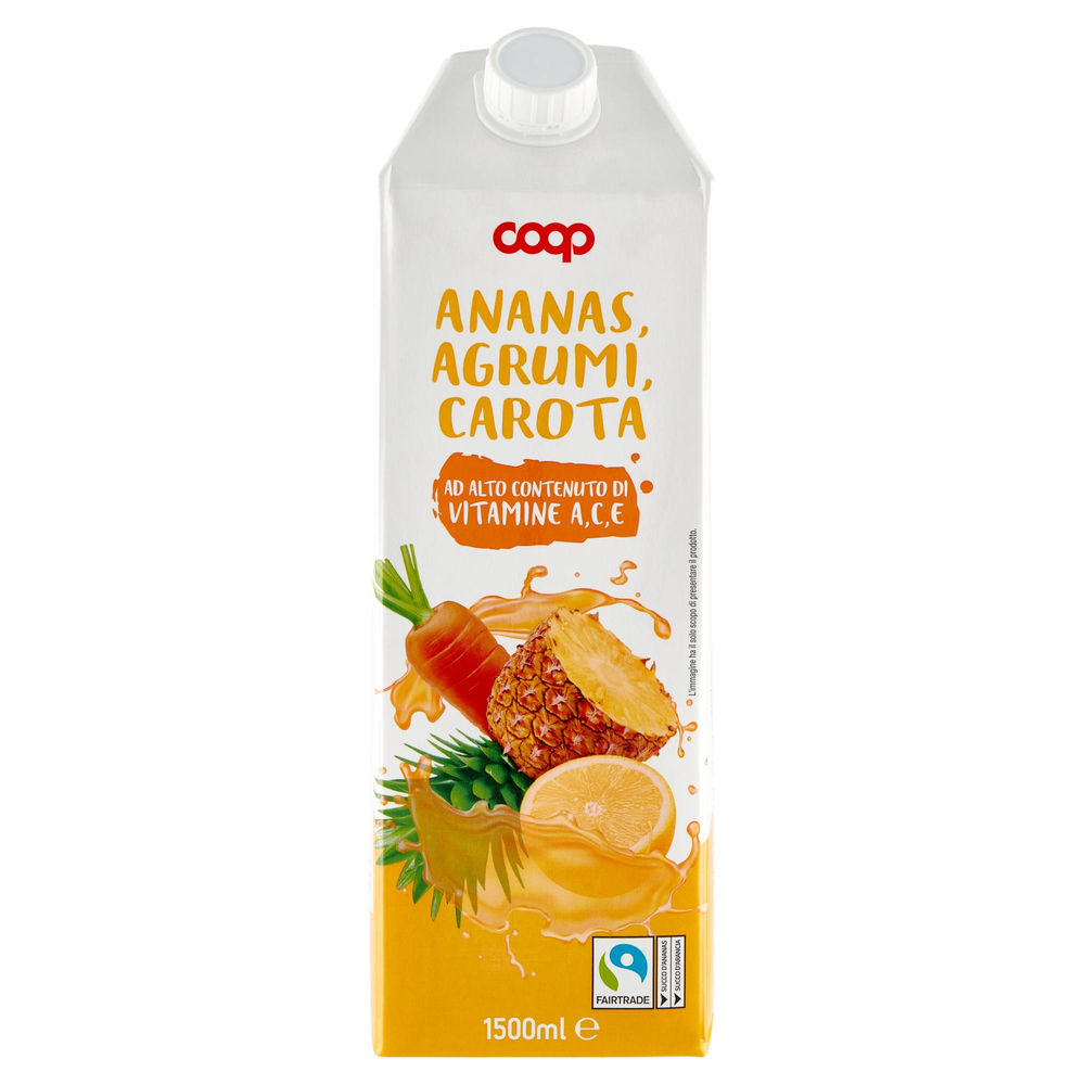 SUCCO MULTIVITAMINICO ACE GIALLO FAIRTRADE COOP BRICK TGA L 1,5 - 0