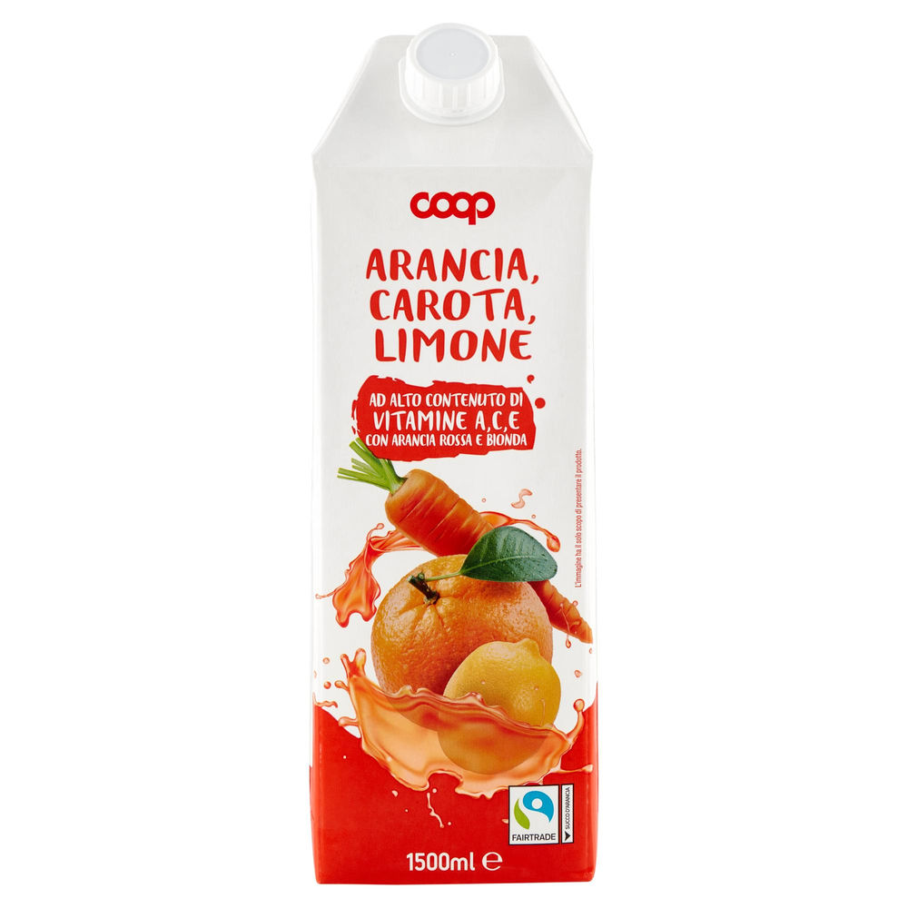 SUCCO MULTIVITAMINICO ACE ROSSO FAIRTRADE COOP BRICK TGA L 1,5 - 0