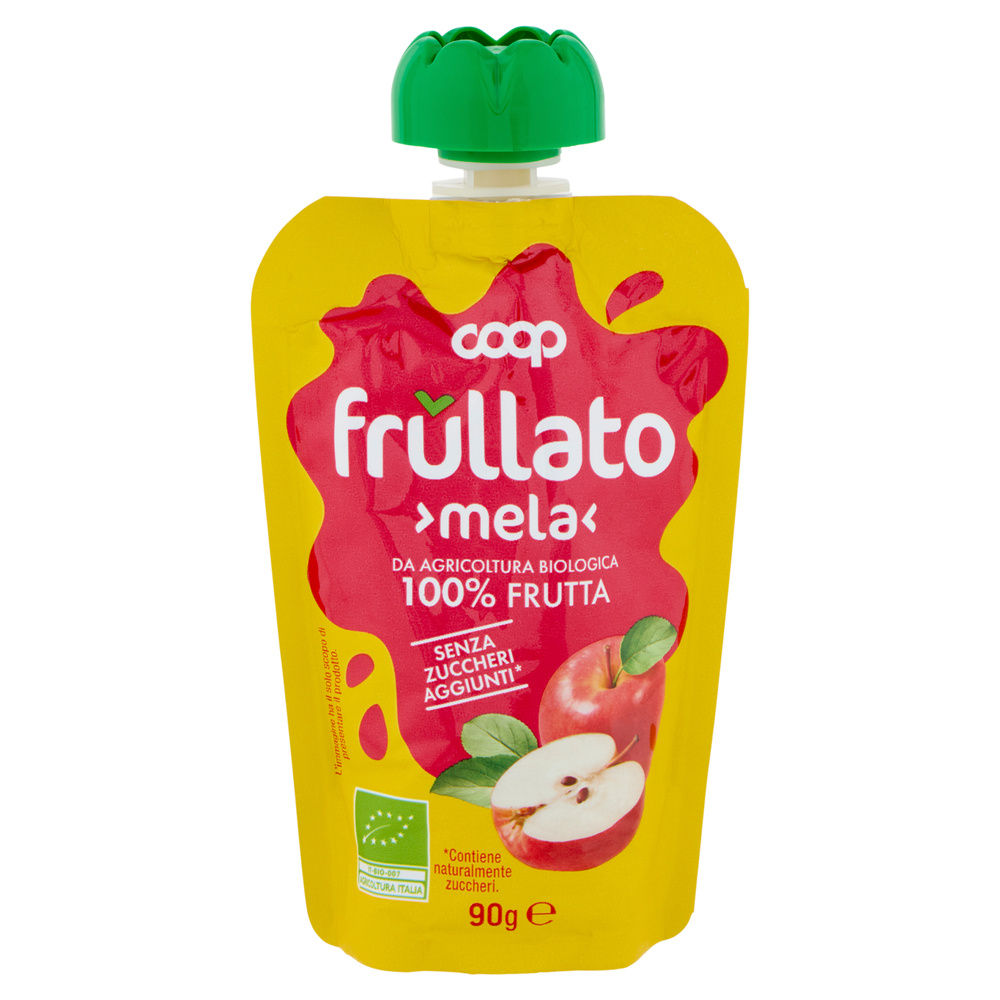 FRULLATO 100% MELA BIOLOGICO COOP DOY-PACK ML 90 - 10