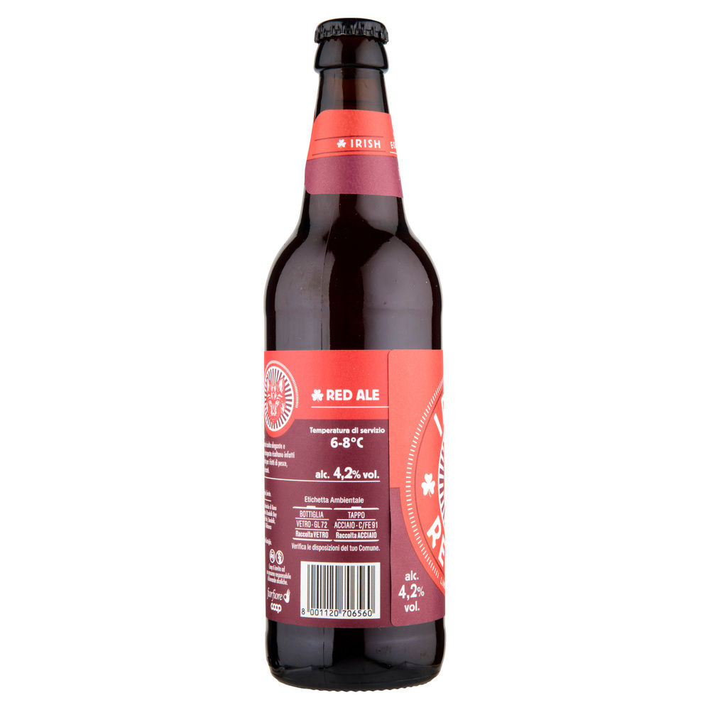 BIRRA IRISH RED ALE FIORFIORE COOP 4,2 GRADI BOTTIGLIA ML 500 - 5