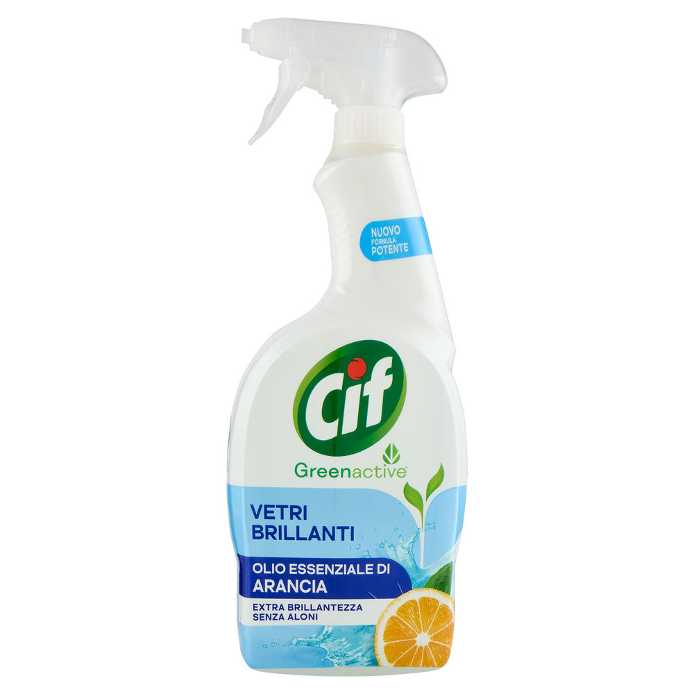 DETERGENTE VETRI SPRAY CIF GREEN ACTIVE BERGAMOTTO ML 650 - 0