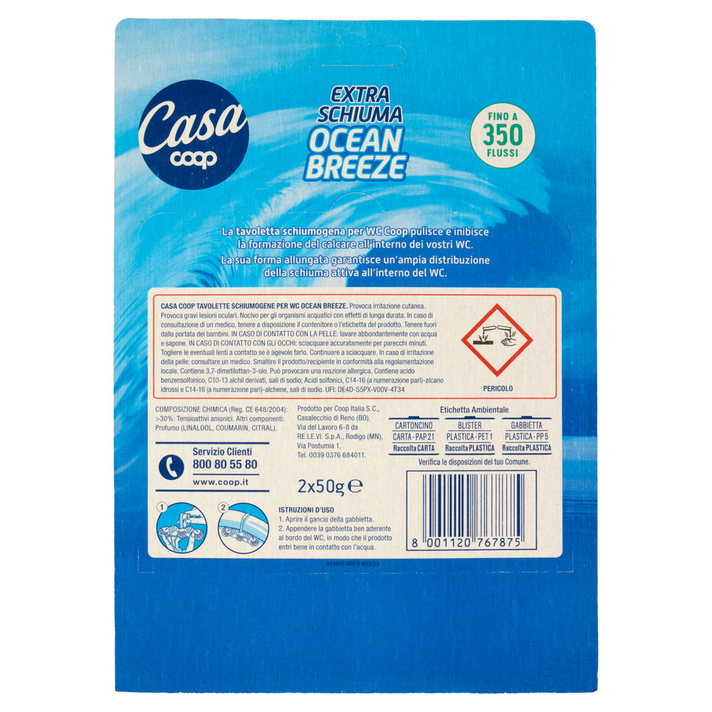 TAVOLETTA SCHIUMOGENA PER WC COOP CASA OCEAN BREEZE 2XG 50 - 1