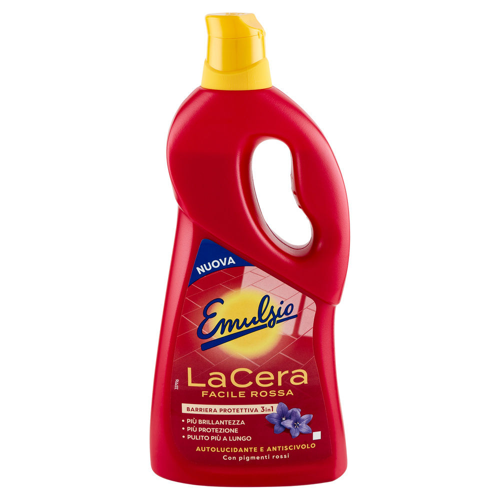 CERA PAVIMENTI EMULSIO ROSSA AUTOLUCIDANTE FLACONE ML.725 - 7