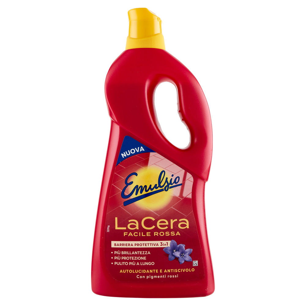 CERA PAVIMENTI EMULSIO ROSSA AUTOLUCIDANTE FLACONE ML.725 - 6