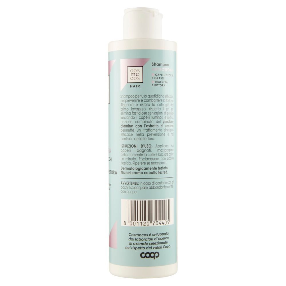 SHAMPOO ANTIFORFORA COSMECOS HAIR COOP ML 250 - 6