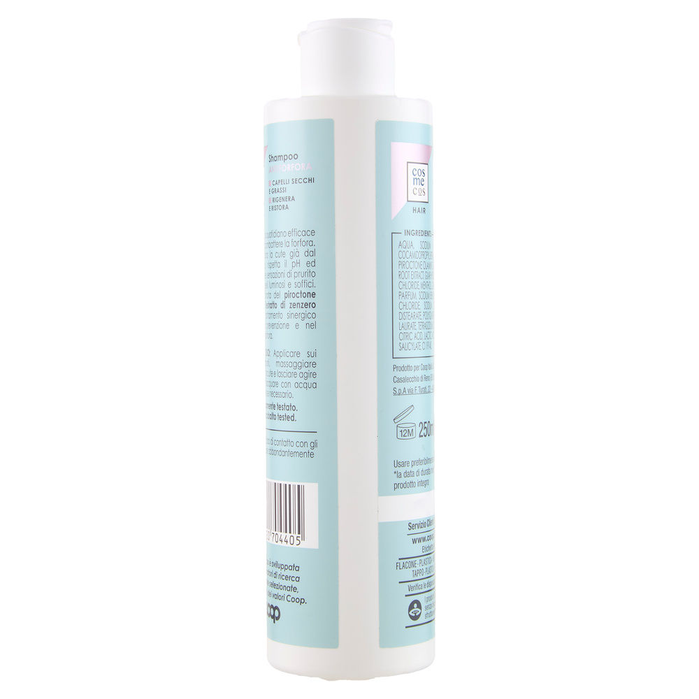 SHAMPOO ANTIFORFORA COSMECOS HAIR COOP ML 250 - 12