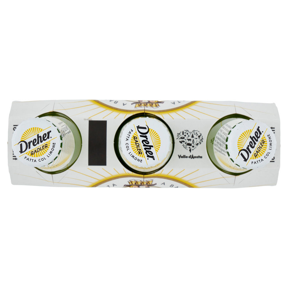 BIRRA DREHER RADLER LEMON 1,3 GRADI CLUSTER ML 330 X 3 - 4