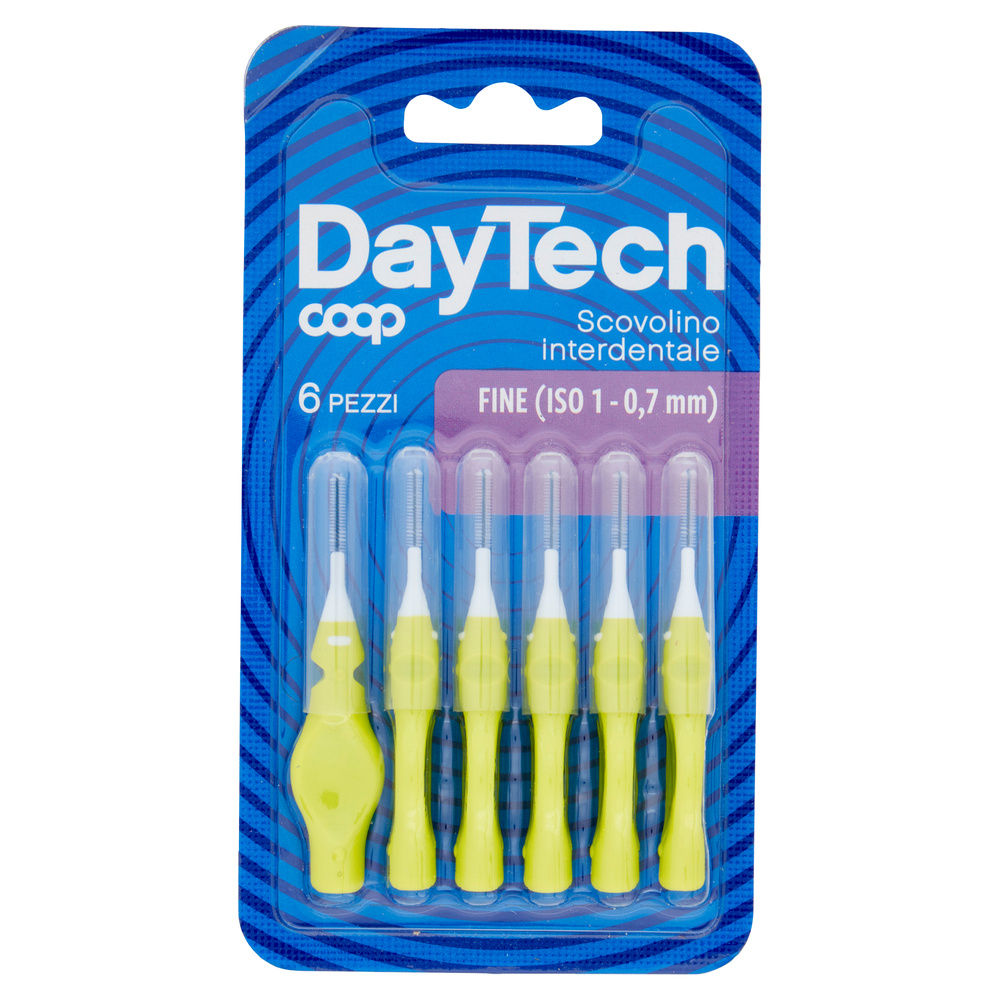 SCOVOLINO INTERDENTALE FINE (ISO 1 - 0,7 MM) DAYTECH COOP BLISTER PZ.6 - 6