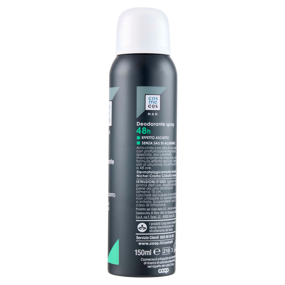 DEODORANTE SPRAY 48H COSMECOS MAN COOP ML 150 - 13